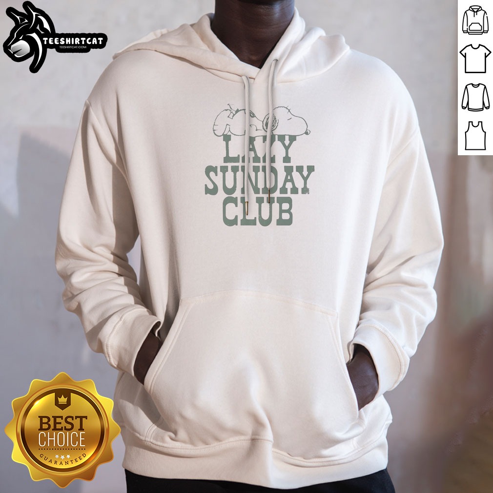 Awesome Snoopy Lazy Sunday Club Hoodie