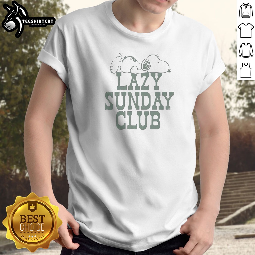 Awesome Snoopy Lazy Sunday Club Shirt Awesome Snoopy Lazy Sunday Club Shirt