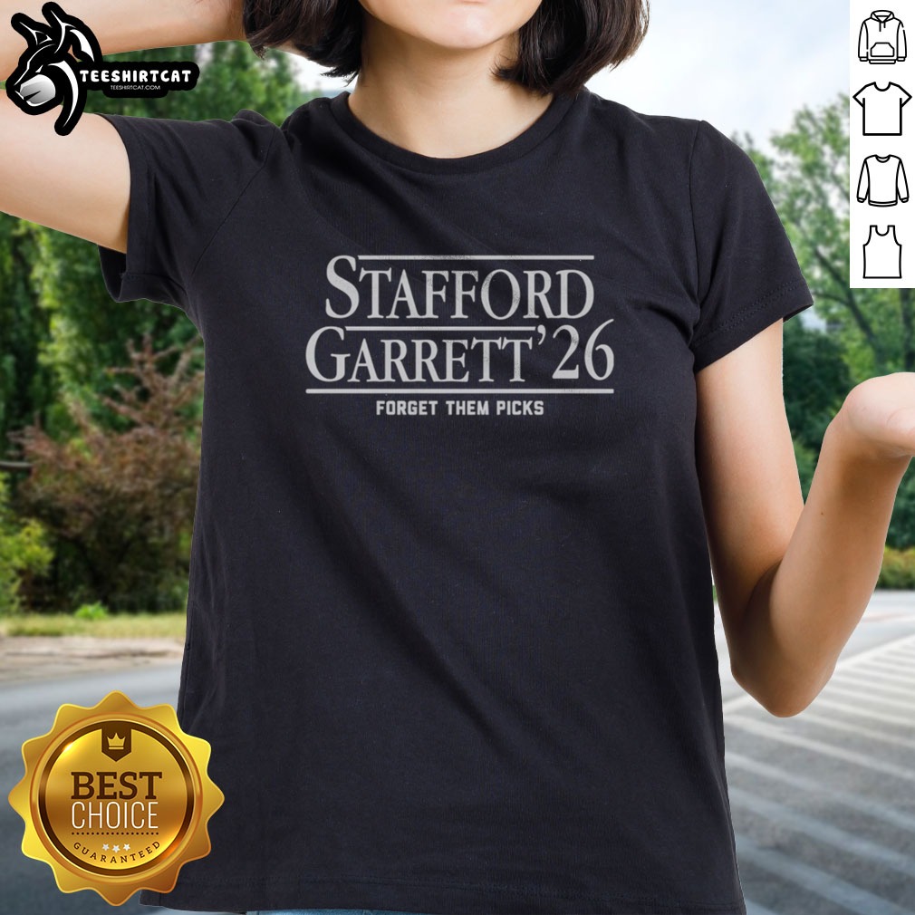 Awesome Stafford Garrett '26 Shirt on Ladies Shirt Awesome Stafford Garrett '26 Shirt shown as a ladies shirt preview