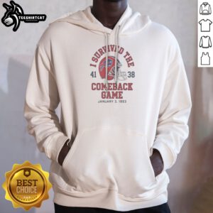 Buffalo Bills I Survived The Comeback Game Hoodie