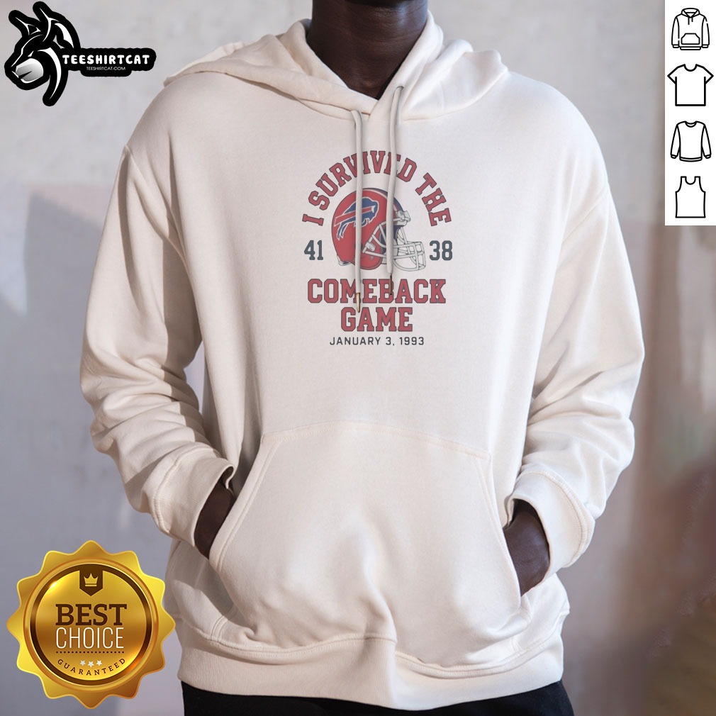 Buffalo Bills I Survived The Comeback Game Hoodie