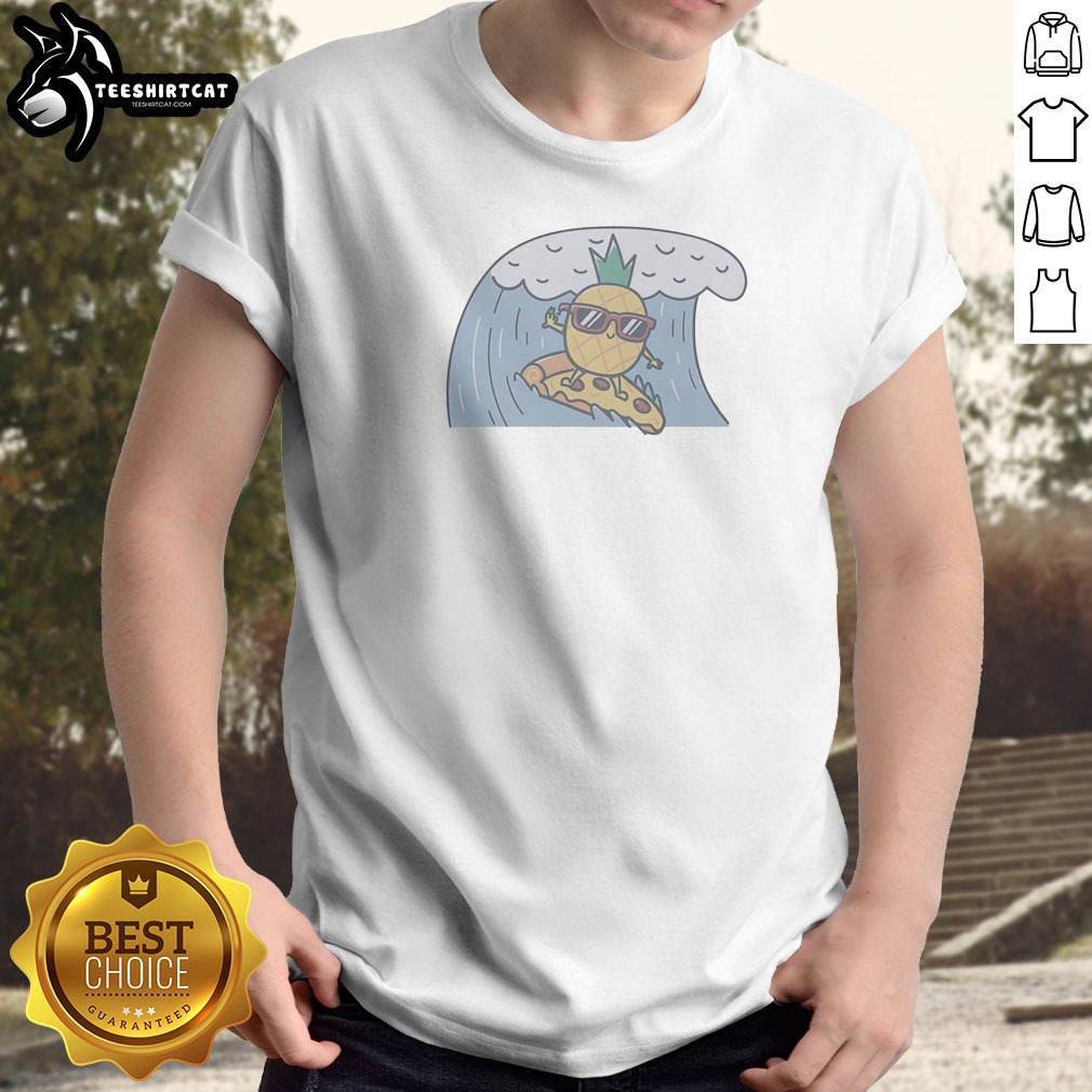 Cool Pineapple Wearing Sunglasses Surfing On Shirt Cool Pineapple Wearing Sunglasses Surfing On Shirt