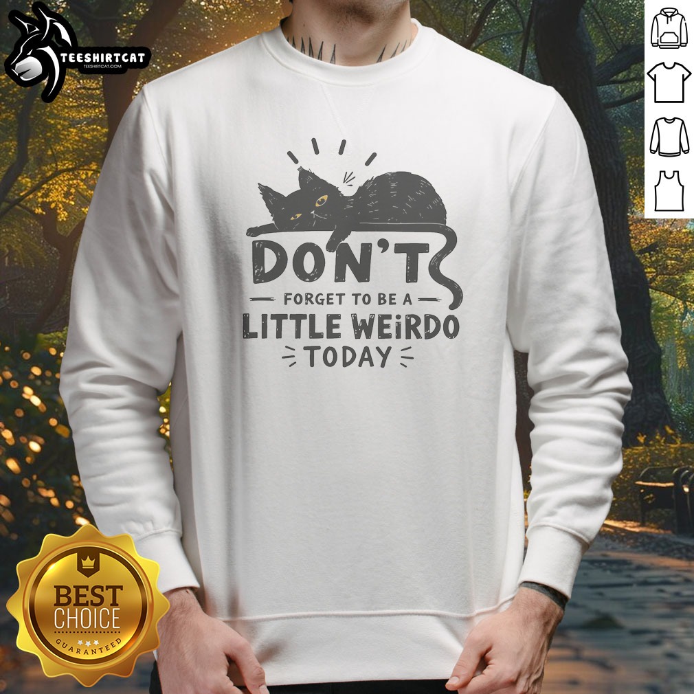 Don'T Forget To Be A Little Weirdo Today Sweatshirt