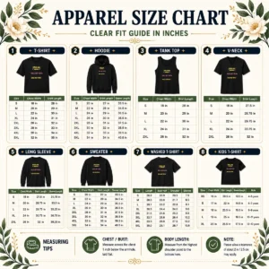 Size chart for Funny Girls Are Drugs Sticker Set T Shirt Premium Oversized showing measurements in inches and cm