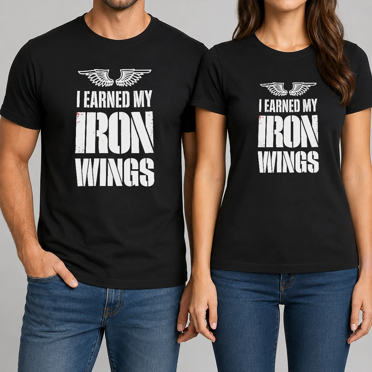 Funny I Earned My Iron Wings Shirt Funny I Earned My Iron Wings Shirt