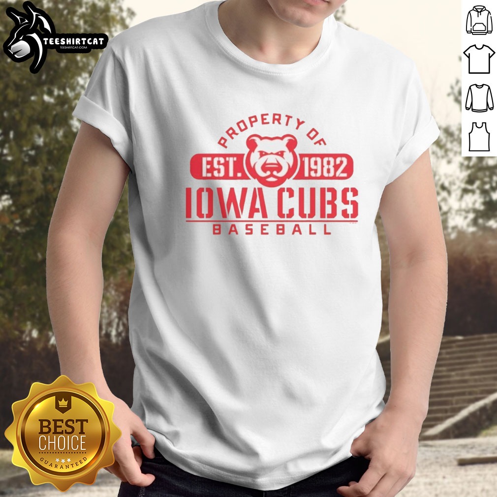 Funny Iowa Cubs Minor League Baseball Property Of Est 1982 Shirt on Classic Shirt Funny Iowa Cubs Minor League Baseball Property Of Est 1982 Shirt shown as a classic shirt preview