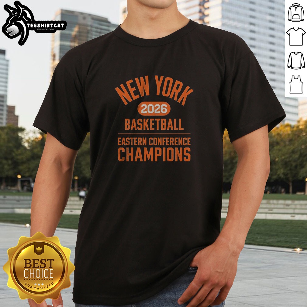 Funny New York Knicks 2026 Basketball Eastern Conference NBA Champions Shirt on Classic Shirt Funny New York Knicks 2026 Basketball Eastern Conference NBA Champions Shirt shown as a classic shirt preview