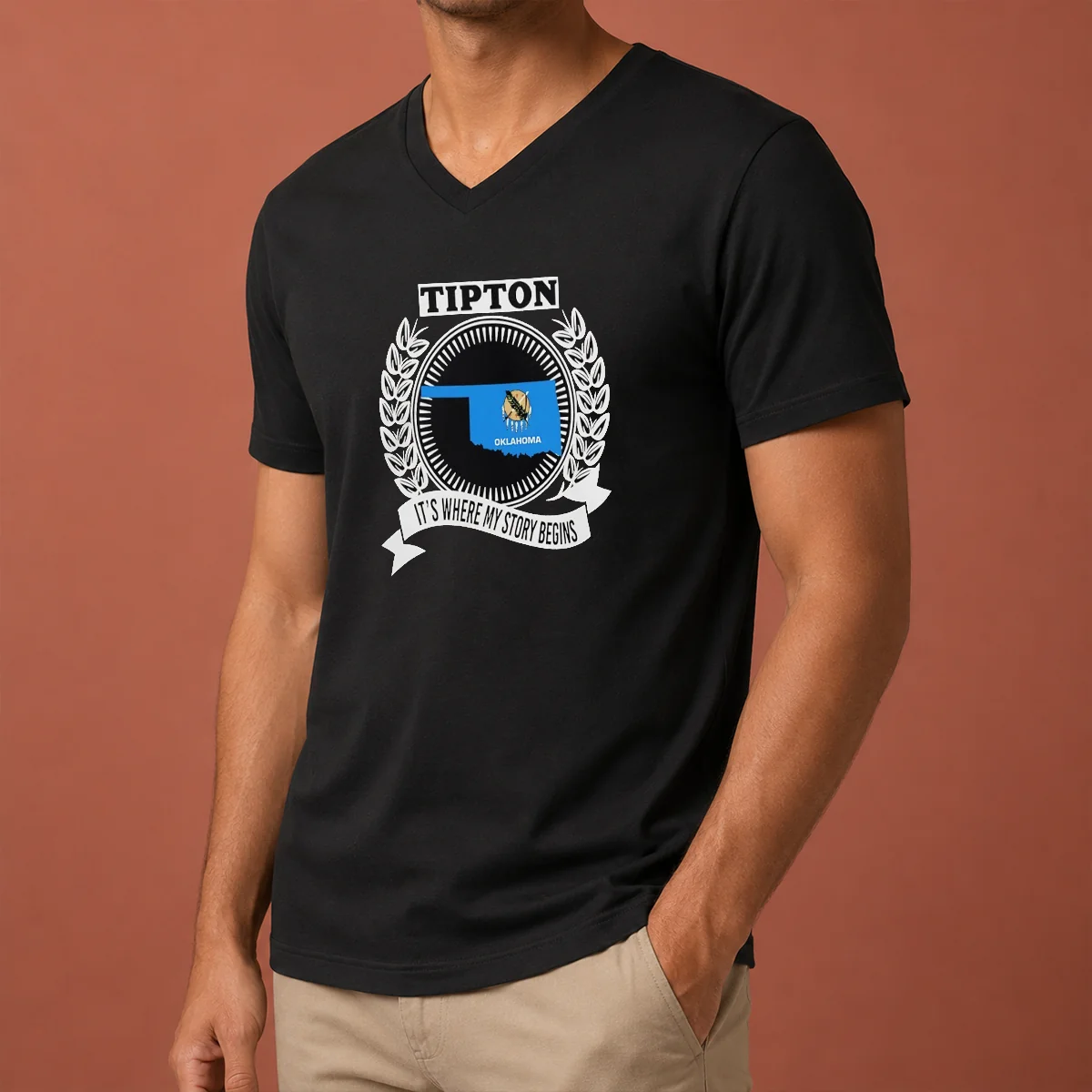 Funny Tipton Oklahoma It Is Where V-Neck Shirt Funny Tipton Oklahoma It Is Where V-Neck Shirt