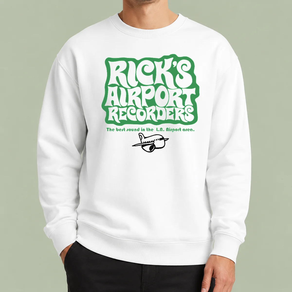 Funny Tom Petty Rick'S Airport Recorders The Best Round Sweater