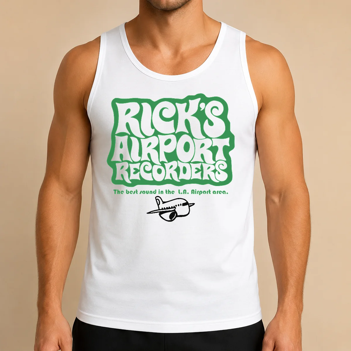 Funny Tom Petty Rick'S Airport Recorders The Best Round Tank Top