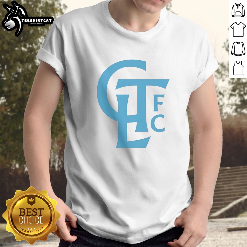 Good Charlotte FC CLTFC Classic Monogram Logo Soccer Shirt on Classic Shirt Good Charlotte FC CLTFC Classic Monogram Logo Soccer Shirt shown as a classic shirt preview