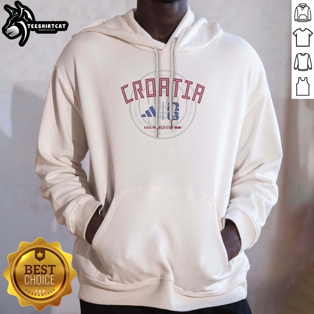 Good Croatia FIFA World Cup 26 Logo Shirt on Hoodie Good Croatia FIFA World Cup 26 Logo Shirt shown as a hoodie preview