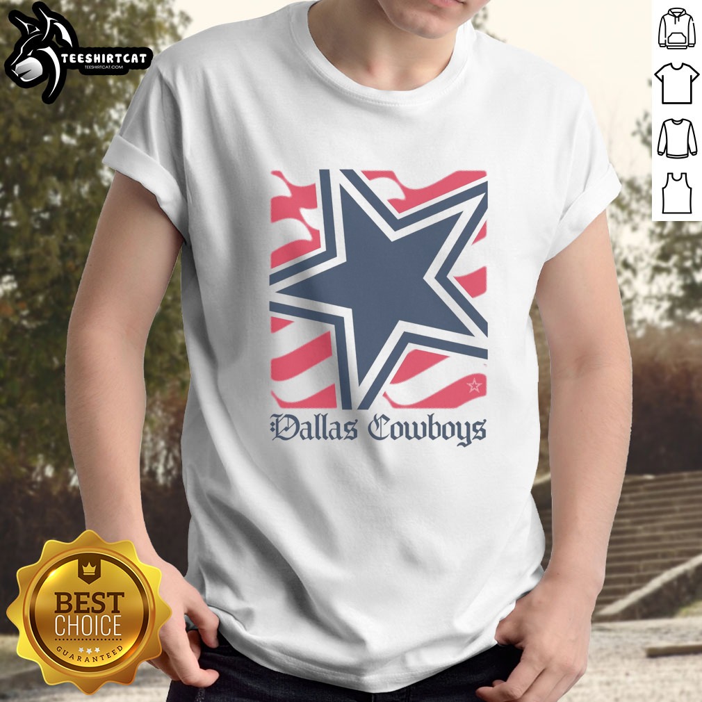 Good Dallas Cowboys American Heritage Wordmark Shirt on Classic Shirt Good Dallas Cowboys American Heritage Wordmark Shirt shown as a classic shirt preview
