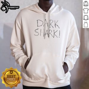 Good Johnny Knoxville Wearing Dark Shark Hoodie displayed in a modern setting, showcasing its bold design.