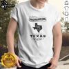 Good Just A Michigan Girl In A Texas World Map Shirt featuring a unique state map design on a casual cotton tee