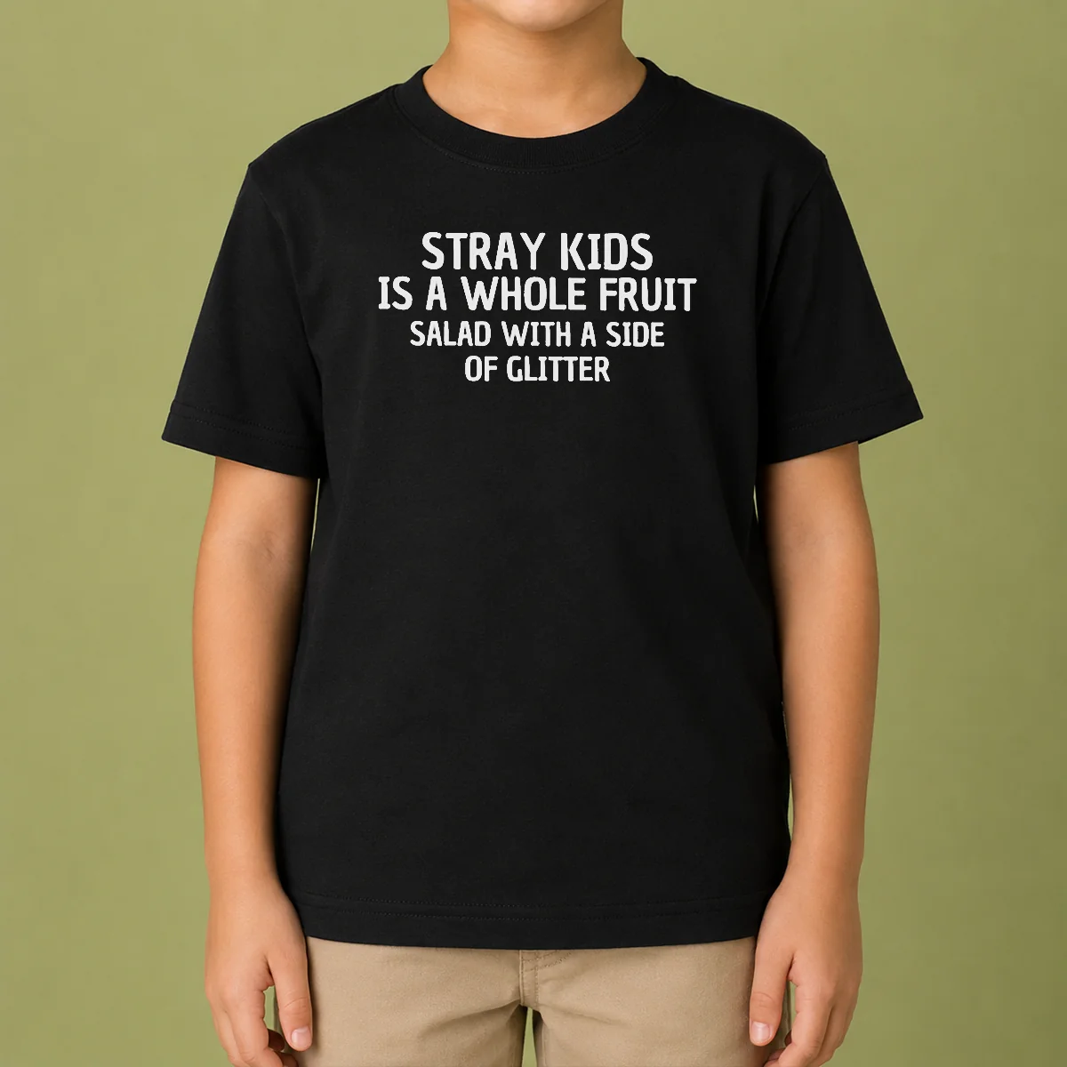 Good Stray Kids Is A Whole Fruit Salad With A Side Of Glitter Kids T-Shirt