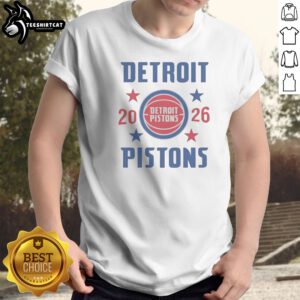 Hot Detroit Pistons NBA 2026 Team Star Logo
