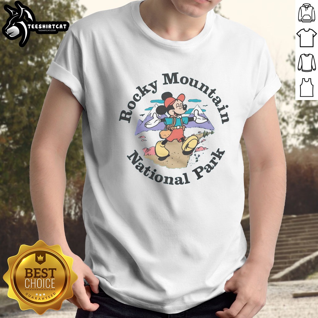 Hot Mickey Mouse Rocky Mountain National Park Shirt on Classic Shirt Hot Mickey Mouse Rocky Mountain National Park Shirt shown as a classic shirt preview
