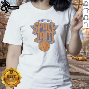 Hot New York Knicks Looney Tunes Space Jam Ladies Shirt