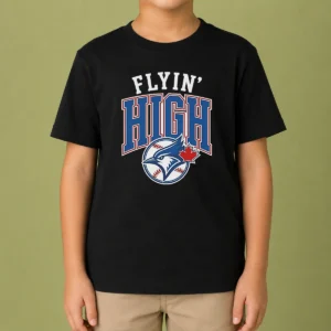 Hot Toronto Blue Jays Flyin High Logo Kids T-Shirt