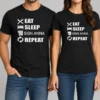Nice Eat Sleep Sign Anna Repeat