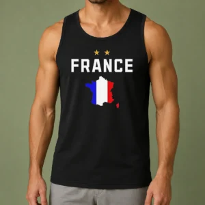 Nice France Flag Soccer Tank Top
