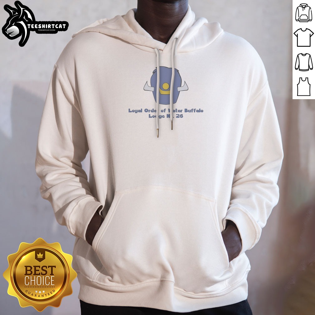 Nice Loyal Order Of Water Buffalo Lodge No 26 The Flintstones Cartoon TV Series Hoodie