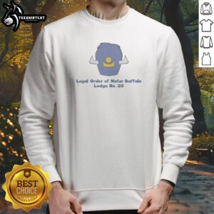 Nice Loyal Order Of Water Buffalo Lodge No 26 The Flintstones Cartoon TV Series Sweatshirt featuring classic cartoon graphic on comfortable pullover