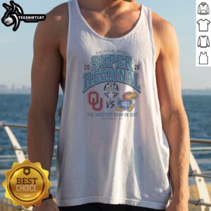 Nice Oklahoma Sooners Vs Kansas Jayhawks 2026 NCAA Division I Baseball Super Regional Tank Top