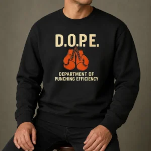 Official DOPE Department Of Punching Efficiency Sweater