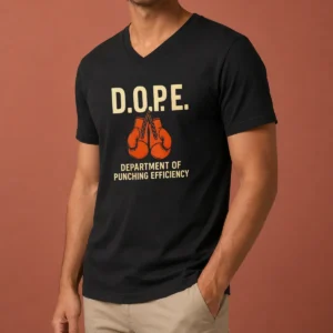 Official DOPE Department Of Punching Efficiency V-Neck Shirt