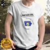 Official Just A Montana Girl Living In An Iowa World Iowa Montana Map Shirt on shirt