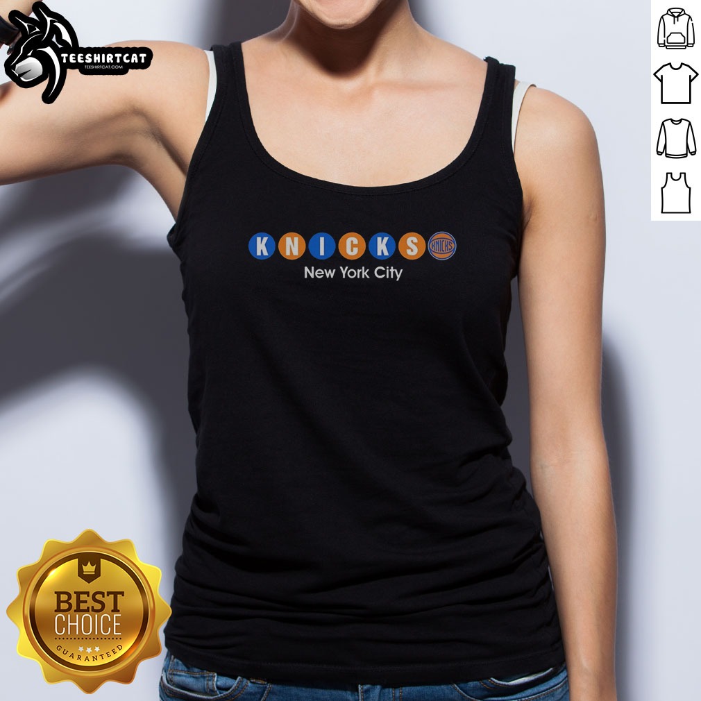 Official Knicks New York City Subway Logo NBA Basketball Team Shirt on Tank Top Official Knicks New York City Subway Logo NBA Basketball Team Shirt shown as a tank top preview