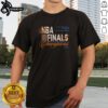 Official New York Knicks 2025 2026 NBA Finals Champions National Basketball Association Shirt front view in blue