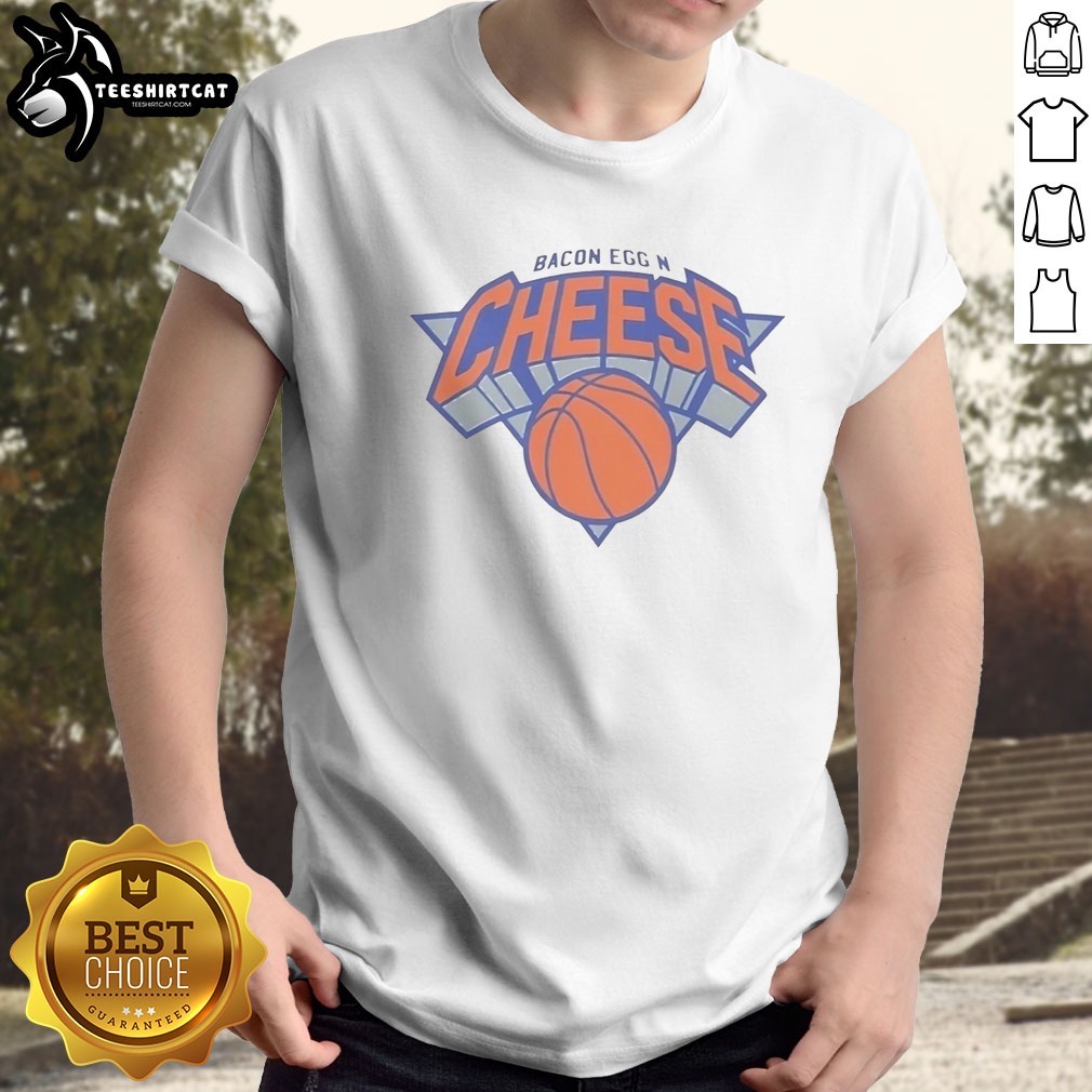 Official New York Knicks Bacon Egg N Cheese Shirt on Classic Shirt Official New York Knicks Bacon Egg N Cheese Shirt shown as a classic shirt preview