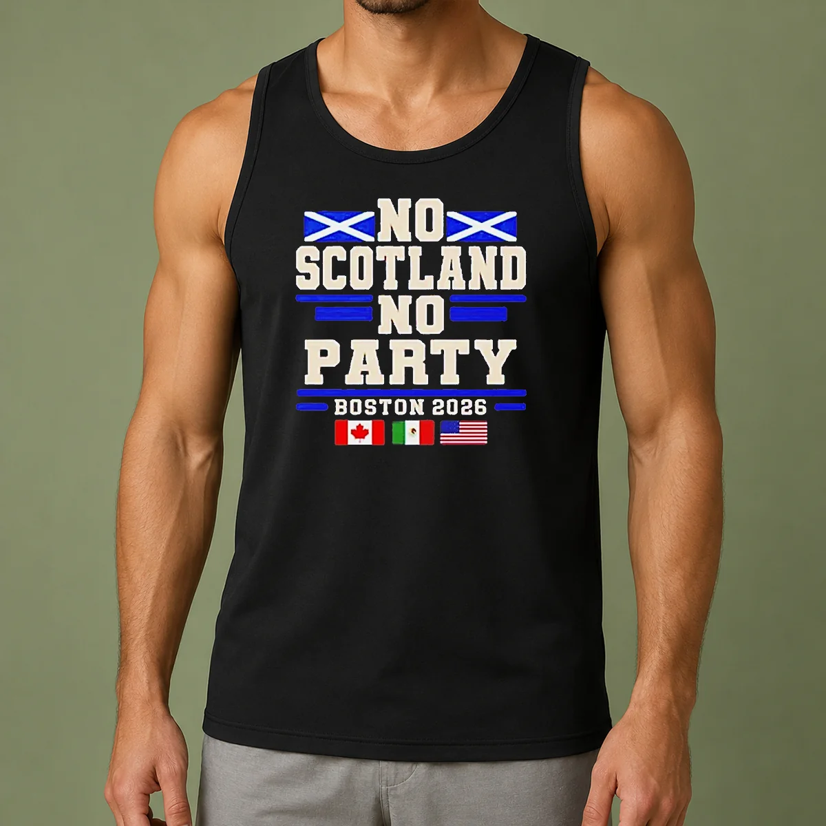 Official No Scotland No Party Boston 2026 Tank Top