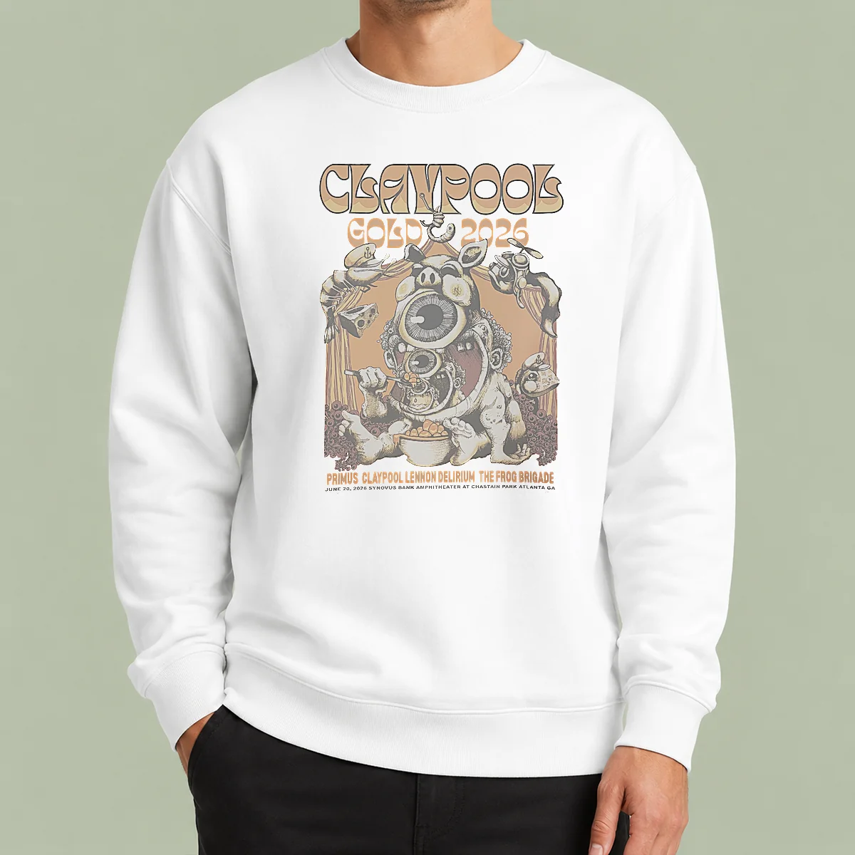 Official Primus In Atlanta Ga On June 20 2026 Sweater
