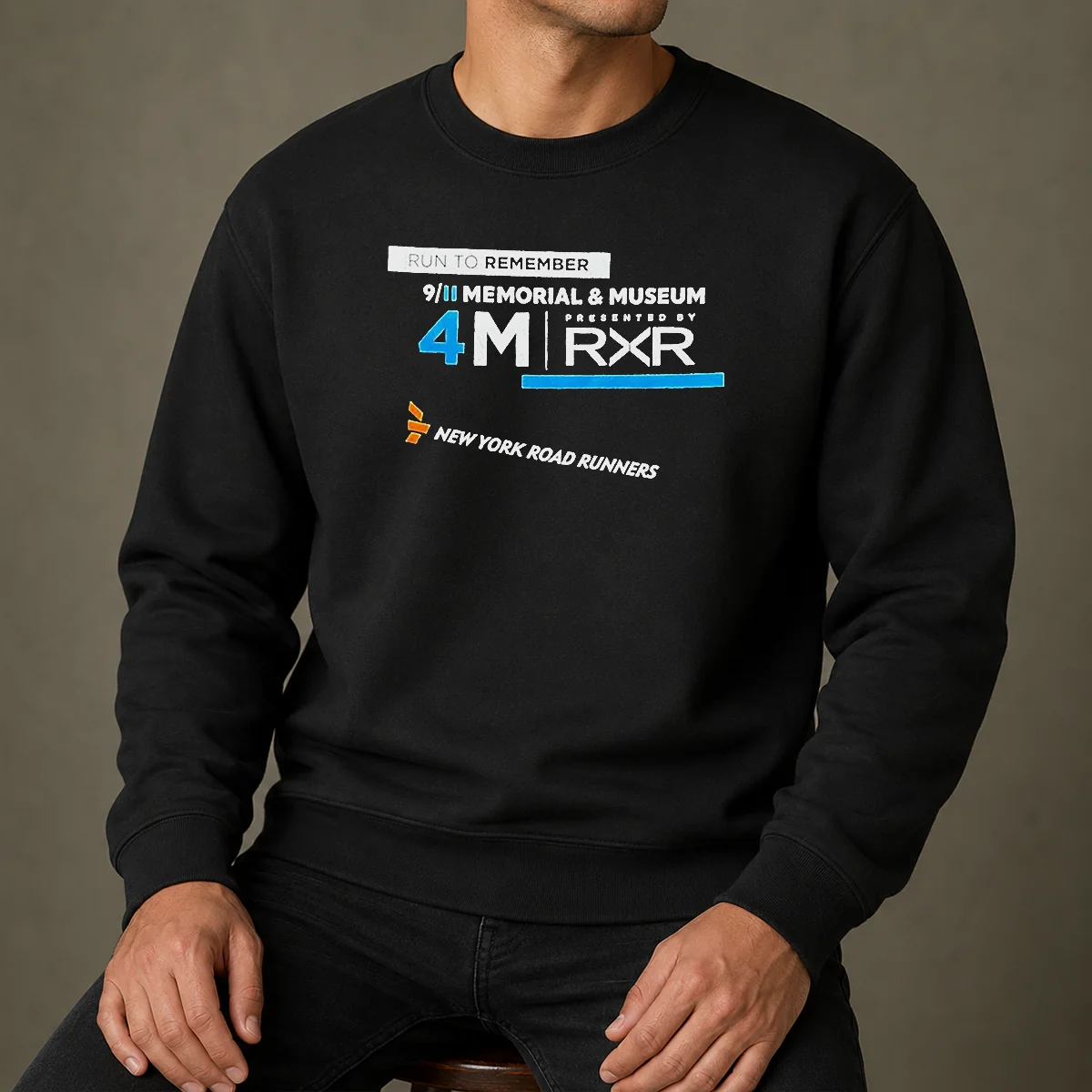 Official Run To Remember 9 11 Memorial And Museum 4M Presented By RXR New York Road Runners Sweater