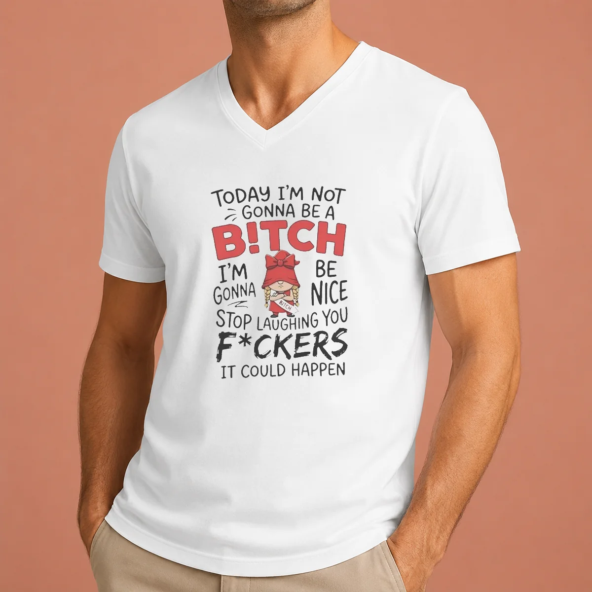 Official Today Im Not Gonna Be V-Neck Shirt Official Today Im Not Gonna Be V-Neck Shirt
