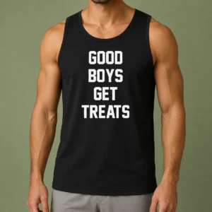 Original Boys Get Treats Text Tank Top