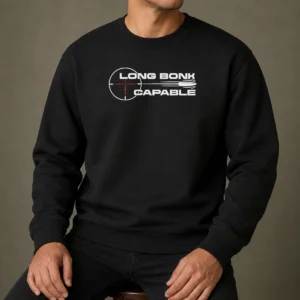 Original Long Bonk Capable Sniper Rifle Bullet Trajectory Precision Target Shooting Sweater