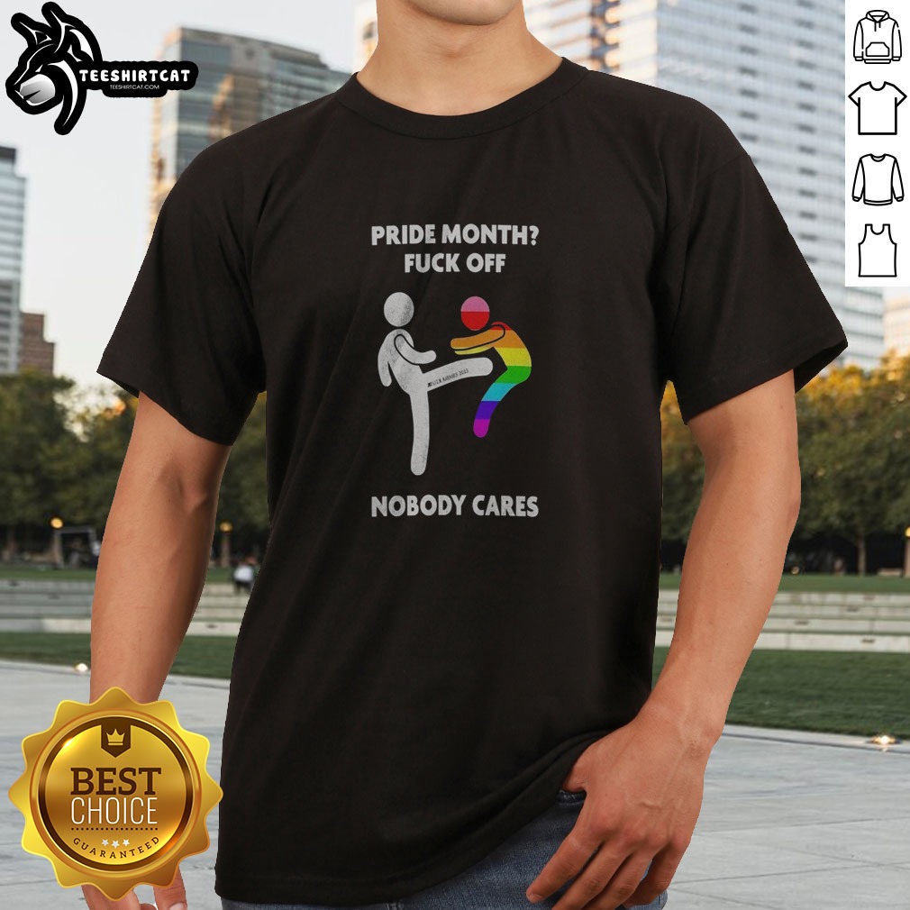 Original Pride Month Fck Off Nobody Cares Zuzx Memes 2023 Anti Pride Rainbow Kick Shirt on Classic Shirt Original Pride Month Fck Off Nobody Cares Zuzx Memes 2023 Anti Pride Rainbow Kick Shirt shown as a classic shirt preview