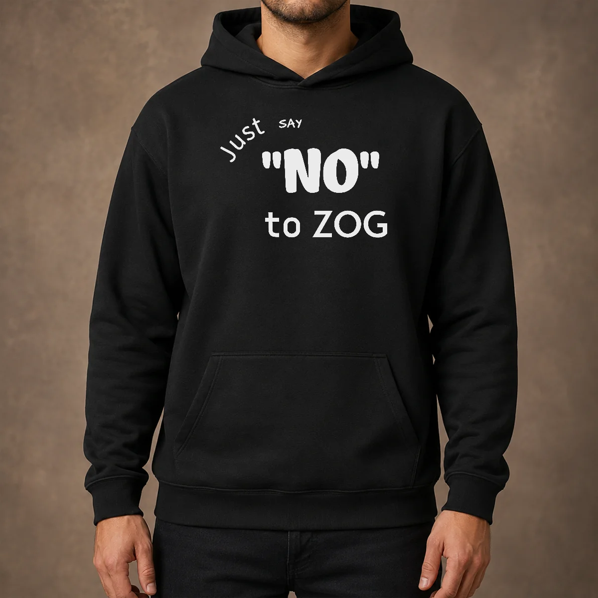 Original Randy Weaver Just Say No To Zog Hoodie