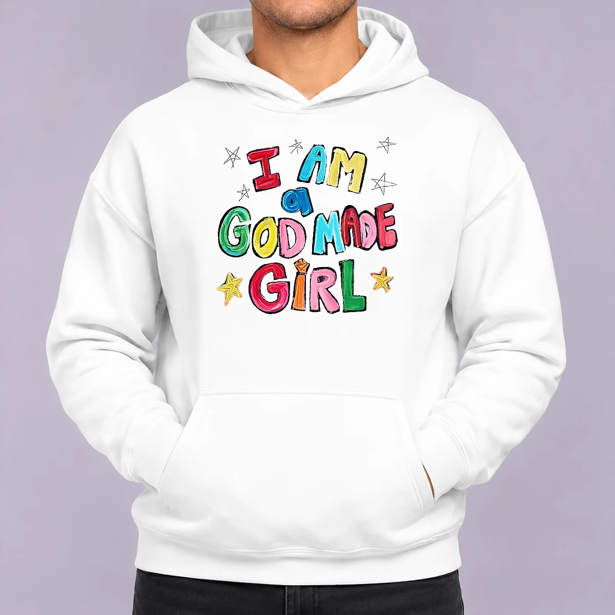 Premium I Am A God Made Girl Hoodie
