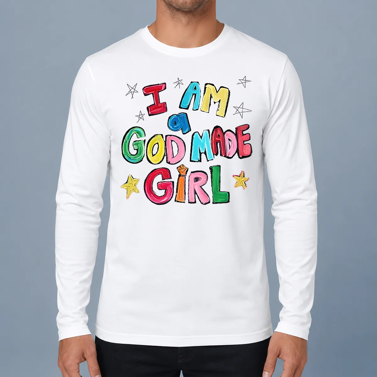 Premium I Am A God Made Girl Long Sleeve Shirt