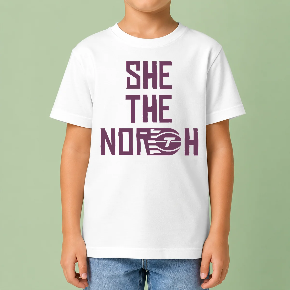 Premium Toronto Tempo She The North Kids T-Shirt