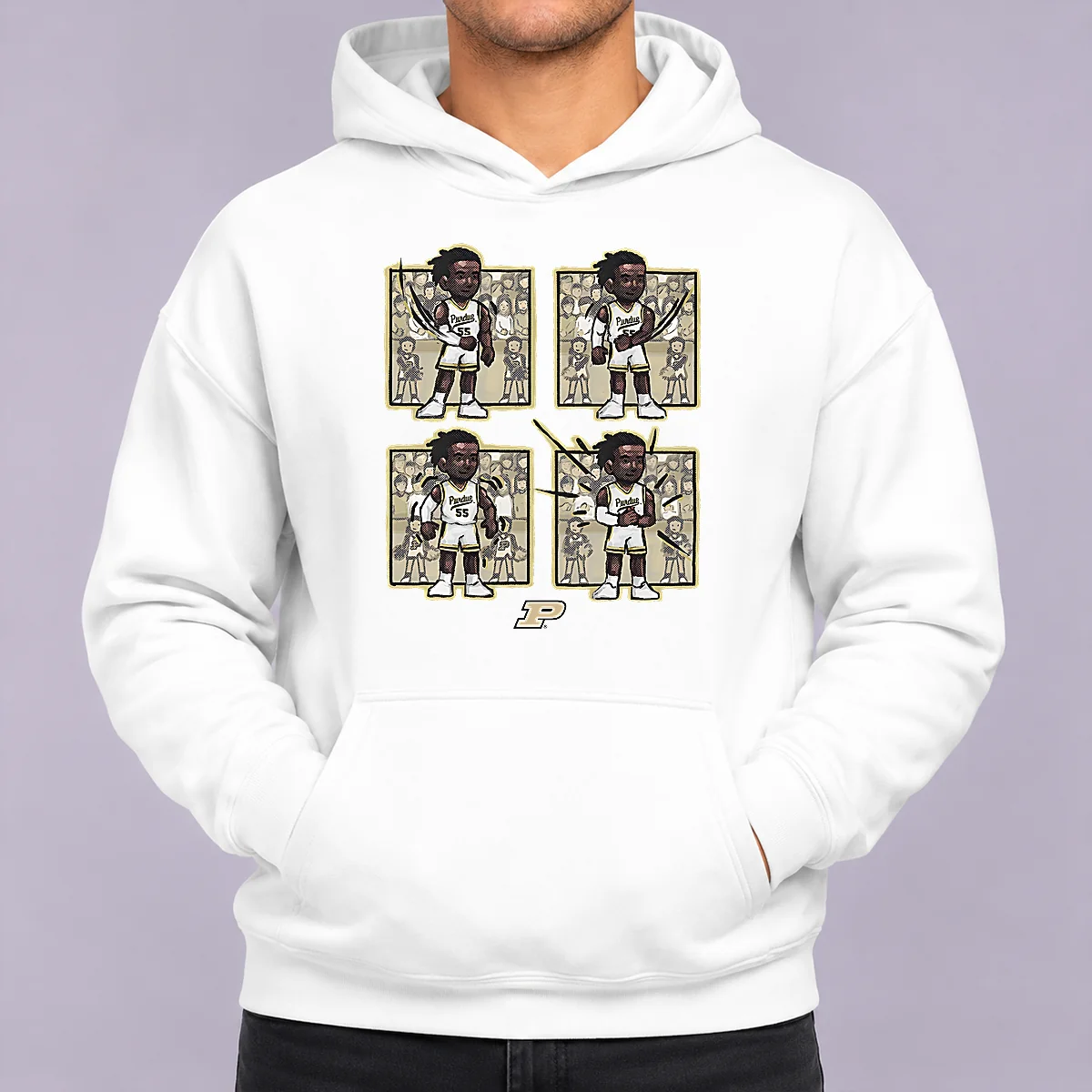 Pretty Basketball Purdue The Lance Dance Lance Jones Hoodie