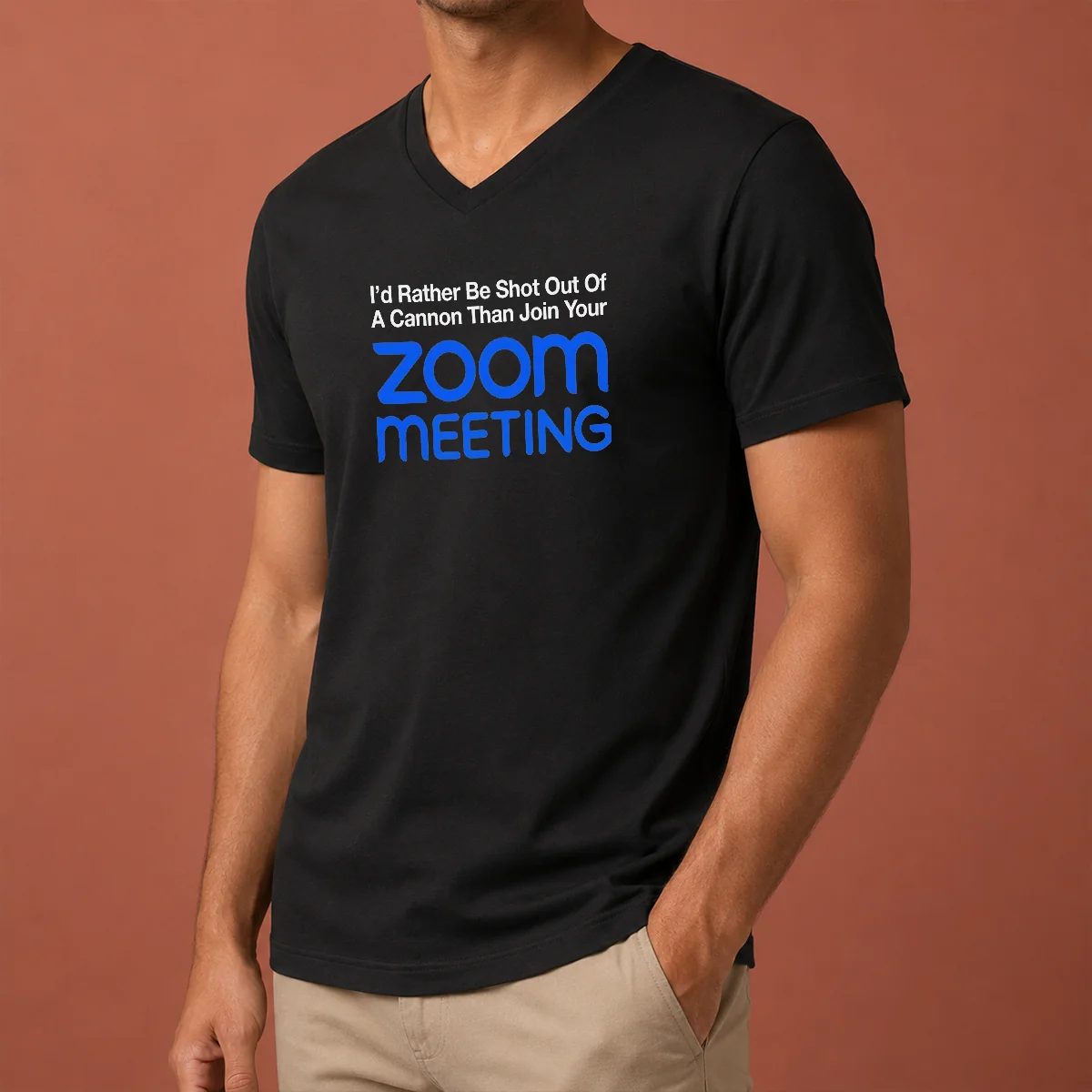 Pretty I'D Rather Be Shot Out V-Neck Shirt Pretty I'D Rather Be Shot Out V-Neck Shirt