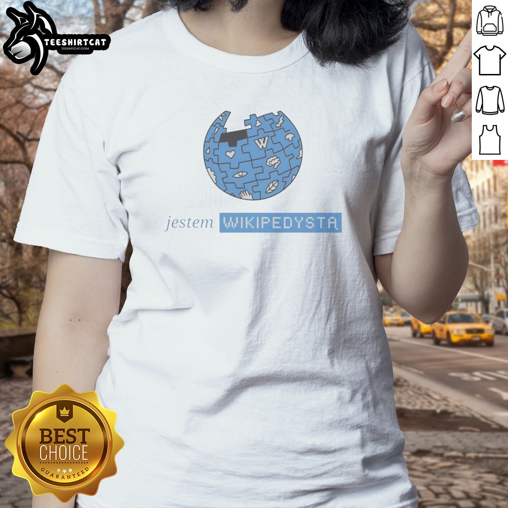 Pretty Jestem Wikipedysta Logo Ladies Shirt Pretty Jestem Wikipedysta Logo Ladies Shirt