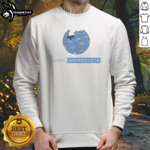 Pretty Jestem Wikipedysta Logo Sweatshirt
